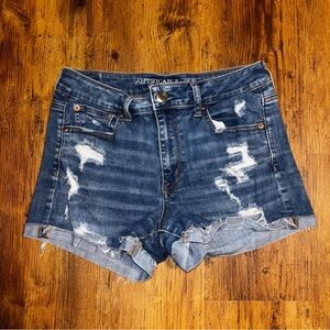 American Eagle Outfitters Women's Ripped Jean Shorts